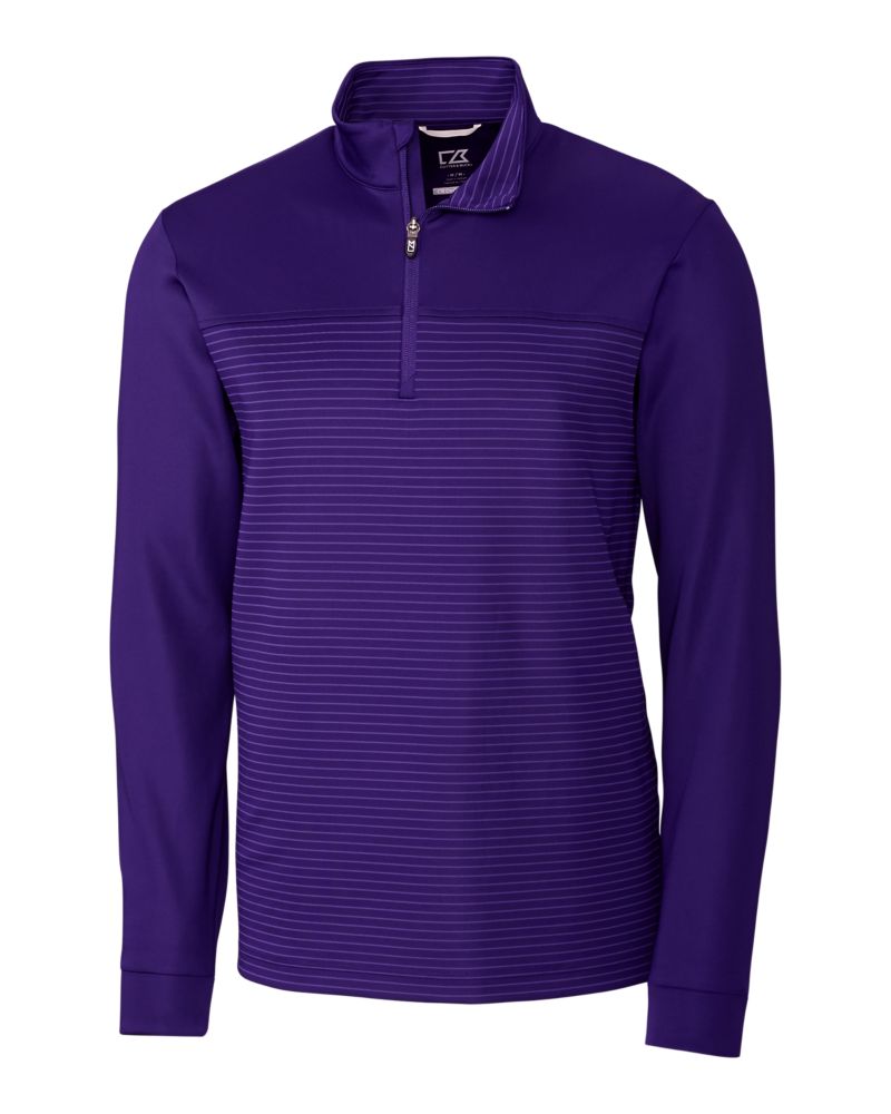 Cutter & Buck Men's Traverse Stripe Quarter Zip Pullover-2