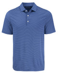 Cutter & Buck Men's Forge Recycled Fine Line Stripe Four-Way Stretch Polo-1