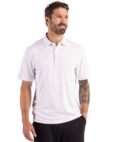 Cutter & Buck Men's Forge Recycled Fine Line Stripe Four-Way Stretch Polo-4