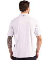 Cutter & Buck Men's Forge Recycled Fine Line Stripe Four-Way Stretch Polo-5