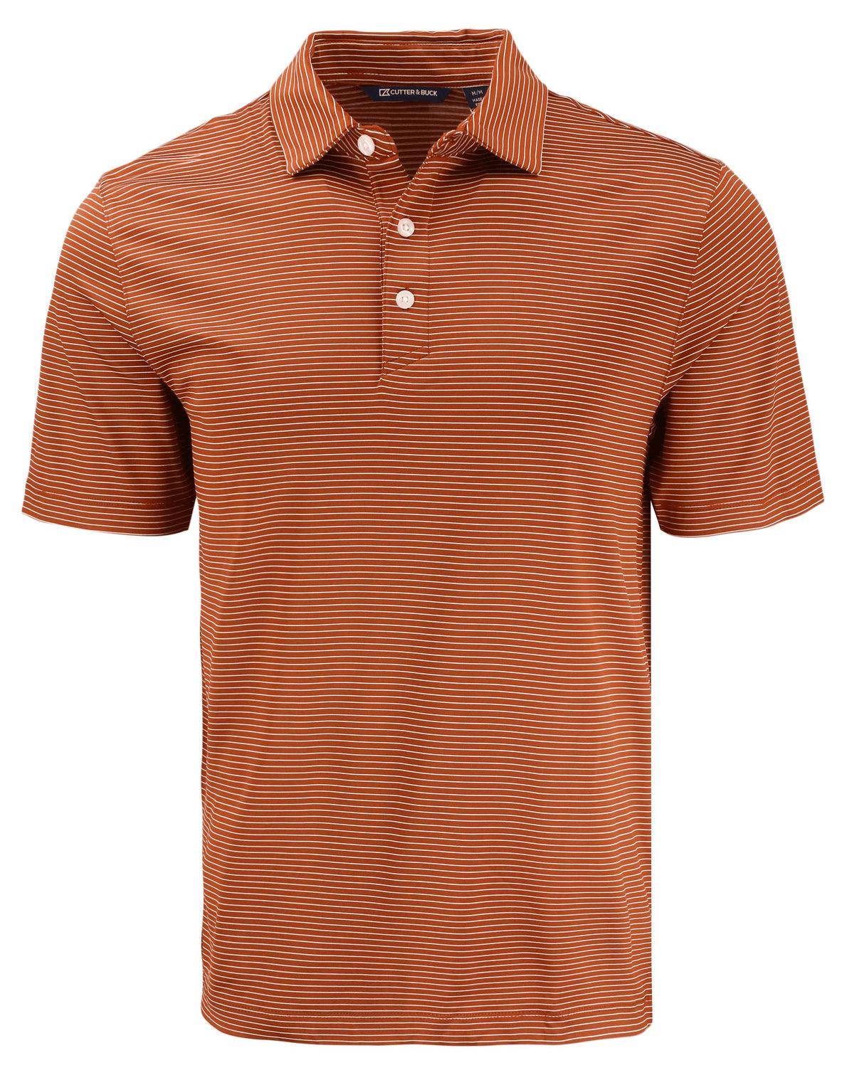 Cutter & Buck Men's Forge Recycled Fine Line Stripe Four-Way Stretch Polo-5