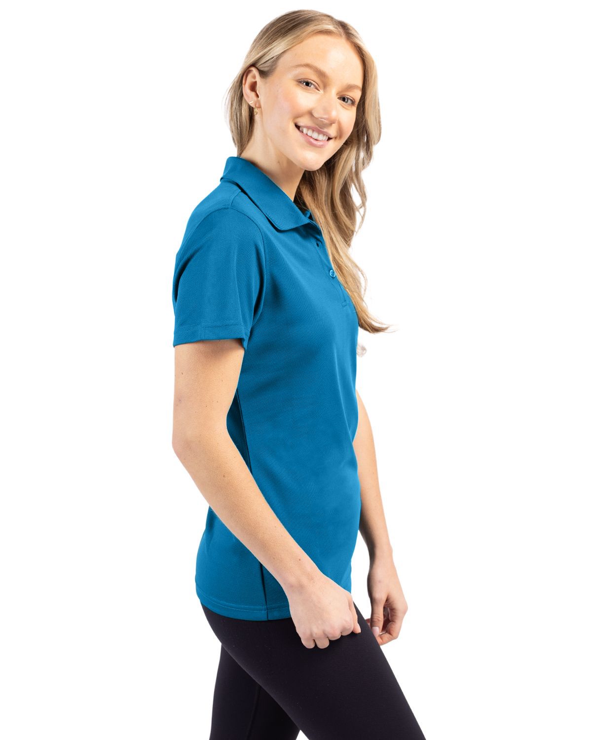 Clique Women's Spin Solution-dyed Performance Pique Polo-5