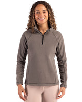 Clique Women's Powder Recycled Fleece Quarter Zip Jacket-2