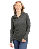 Clique Women's Spin Solution-dyed Performance Interlock Half Zip-1