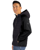 Cutter & Buck Men's Rainier Recycled Insulated Hybrid Puffer Full Zip Jacket-13