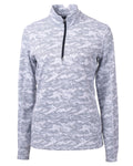 Cutter & Buck Women's Traverse Quarter Zip Pullover-1