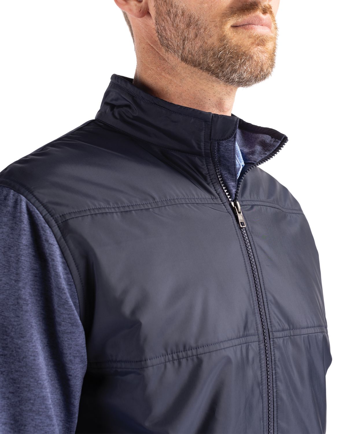Cutter & Buck Men's Stealth Big & Tall Windbreaker Jacket-5