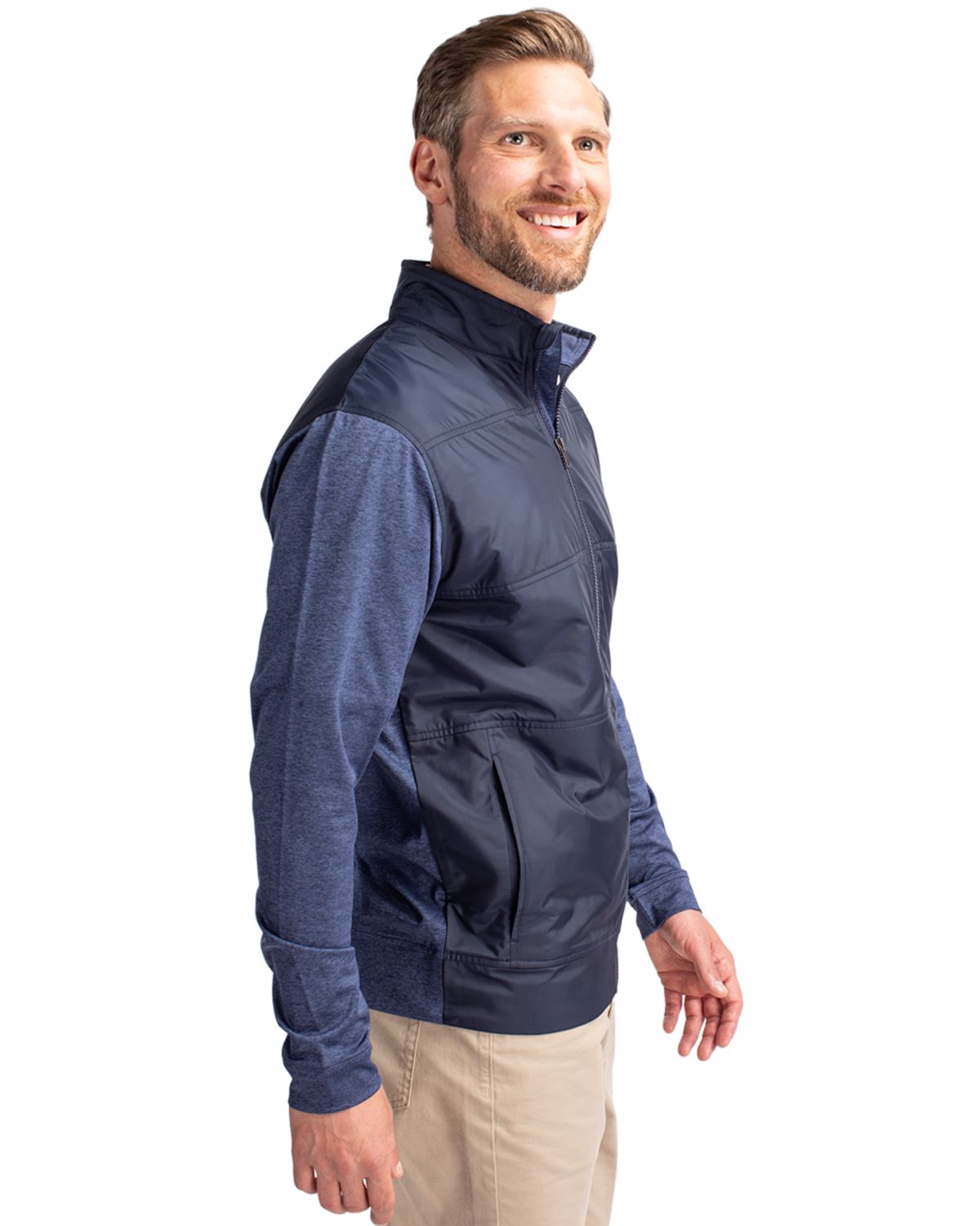 Cutter & Buck Men's Stealth Big & Tall Windbreaker Jacket-12