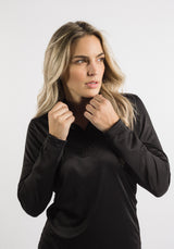Clique Women's Spin Solution-dyed Performance Interlock Half Zip-8
