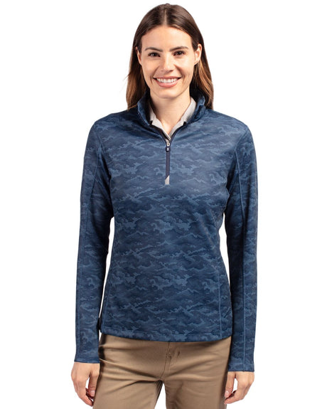 Cutter & Buck Women's Traverse Quarter Zip Pullover-1