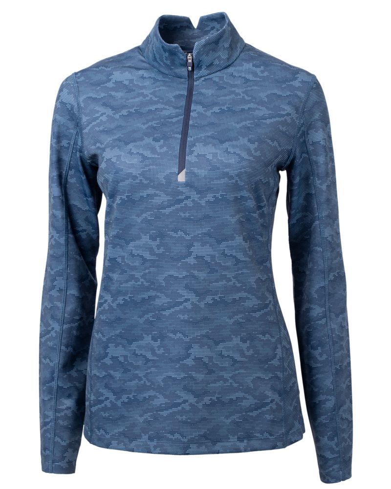 Cutter & Buck Women's Traverse Quarter Zip Pullover-5