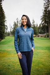Cutter & Buck Women's Traverse Quarter Zip Pullover-7