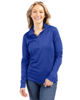 Clique Women's Spin Solution-dyed Performance Interlock Half Zip-1