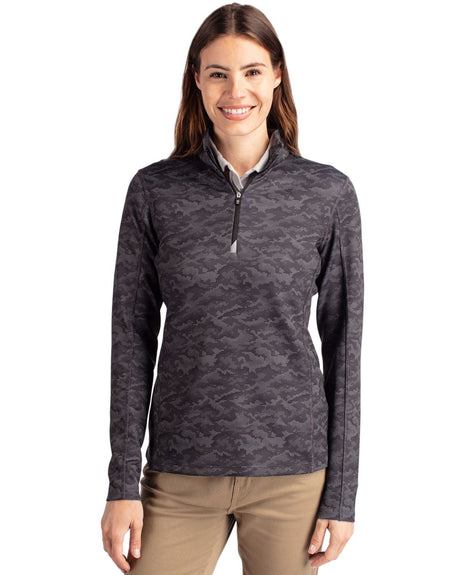 Cutter & Buck Women's Traverse Quarter Zip Pullover-1