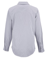 Cutter & Buck Women's Skyline Recycled Pinstripe Long Sleeve Spread Collar Dress Shirt-5
