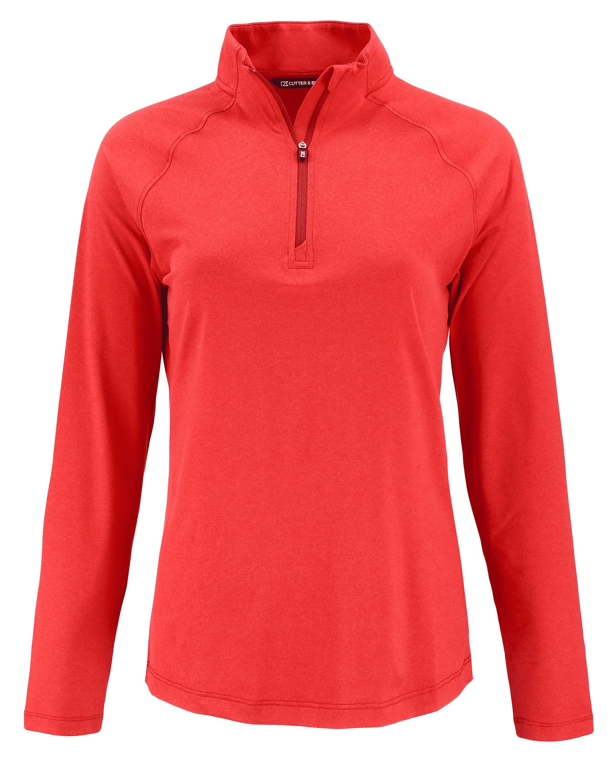 Cutter & Buck Women's Coastline Recycled Double Peached Quarter Zip Pullover-4