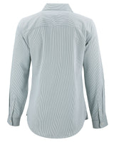 Cutter & Buck Women's Skyline Recycled Pinstripe Long Sleeve Spread Collar Dress Shirt-7