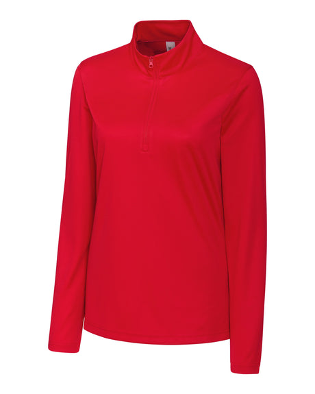 Clique Women's Spin Solution-dyed Performance Interlock Half Zip-1