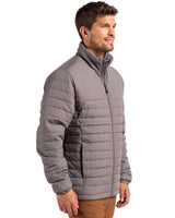 Clique Men's Elevation Recycled Insulated Puffer Full Zip Jacket-4