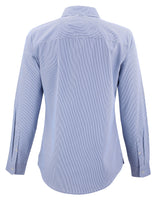 Cutter & Buck Women's Skyline Recycled Pinstripe Long Sleeve Spread Collar Dress Shirt-6
