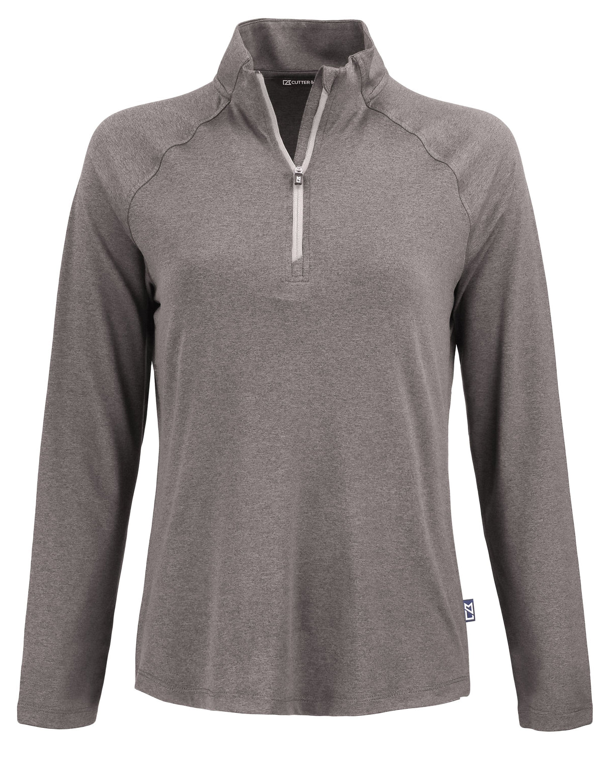 Cutter & Buck Women's Coastline Recycled Double Peached Quarter Zip Pullover-4