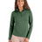 Cutter & Buck Women's Coastline Recycled Double Peached Quarter Zip Pullover-1
