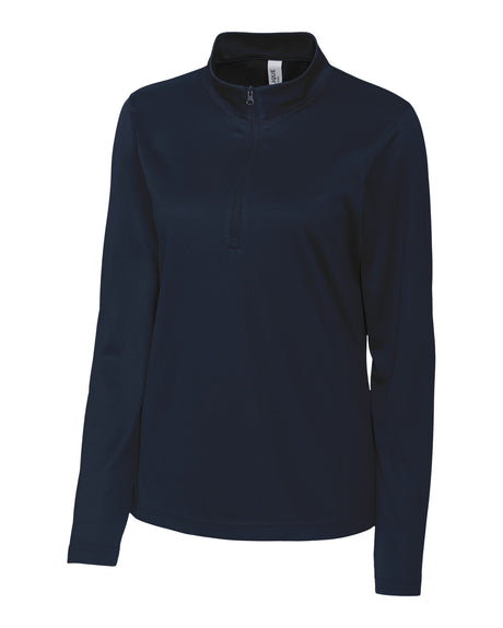 Clique Women's Spin Solution-dyed Performance Interlock Half Zip-1