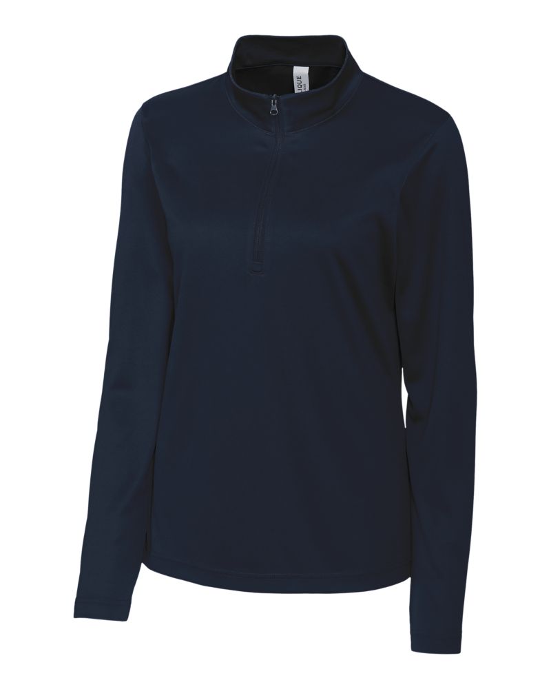 Clique Women's Spin Solution-dyed Performance Interlock Half Zip-2