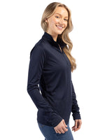 Clique Women's Spin Solution-dyed Performance Interlock Half Zip-6