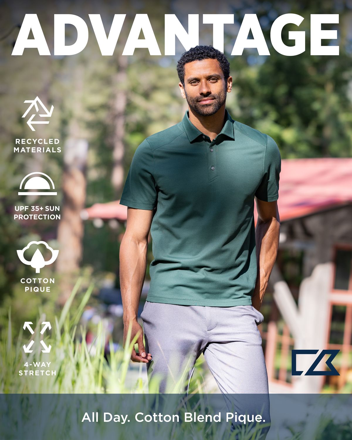Cutter & Buck Men's Advantage Big & Tall Polo-6