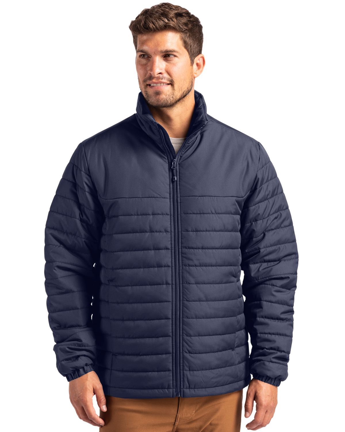Clique Men's Elevation Recycled Insulated Puffer Full Zip Jacket-1