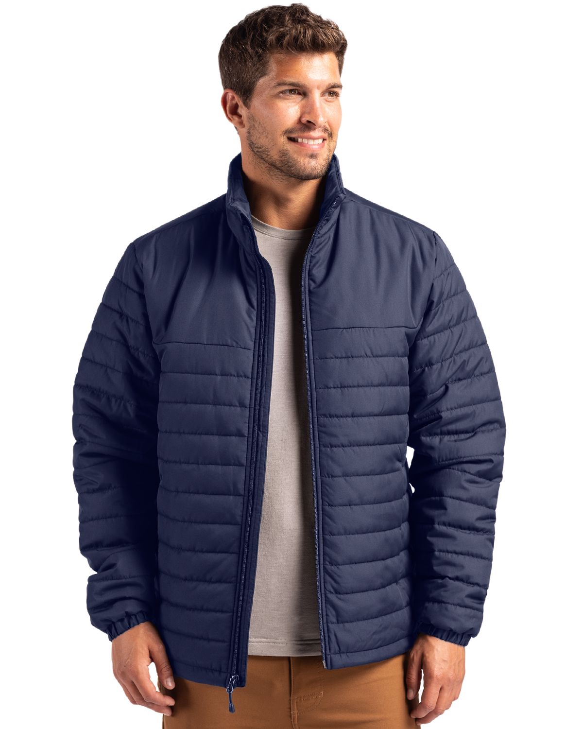 Clique Men's Elevation Recycled Insulated Puffer Full Zip Jacket-2