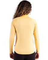 Cutter & Buck Women's Coastline Recycled Double Peached Quarter Zip Pullover-2
