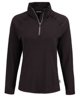 Cutter & Buck Women's Coastline Recycled Double Peached Quarter Zip Pullover-6