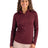 Cutter & Buck Women's Coastline Recycled Double Peached Quarter Zip Pullover-1