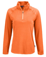 Cutter & Buck Women's Coastline Recycled Double Peached Quarter Zip Pullover-6