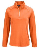 Cutter & Buck Women's Coastline Recycled Double Peached Quarter Zip Pullover-7