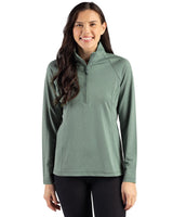 Clique Women's Dash Recycled Quarter Zip Sweatshirt-2