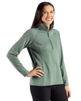 Clique Women's Dash Recycled Quarter Zip Sweatshirt-4