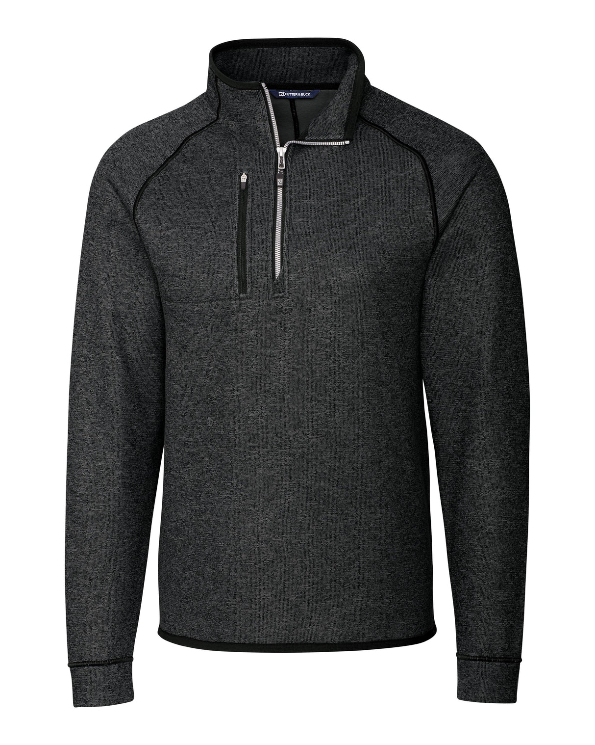 Cutter & Buck Men's Mainsail Sweater-Knit Half Zip Jacket-1