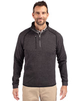 Cutter & Buck Men's Mainsail Sweater-Knit Half Zip Jacket-5