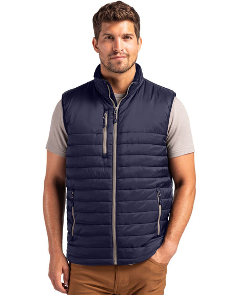 Clique Men's Valhalla Recycled Insulated Puffer Full Zip Vest-1