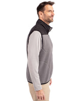 Cutter & Buck Men's Cascade Epic Comfort Recycled Sherpa Fleece Full Zip Vest-3