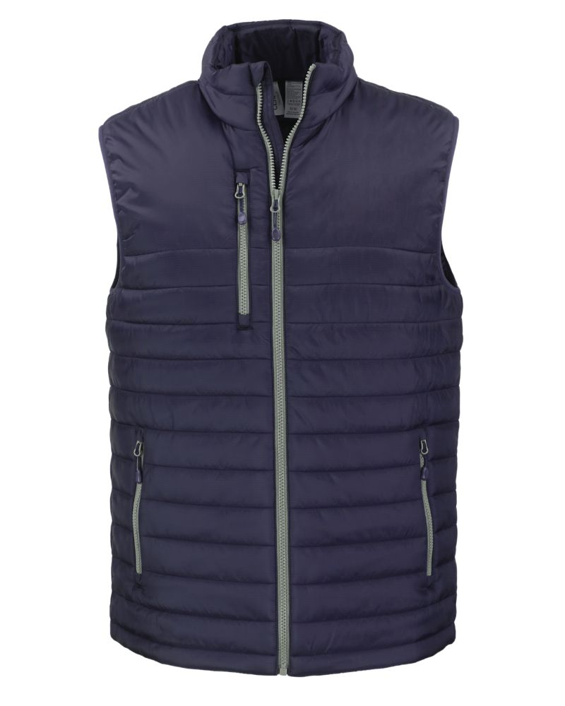 Clique Men's Valhalla Recycled Insulated Puffer Full Zip Vest-7