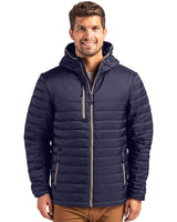 Clique Men's Valhalla Recycled Insulated Puffer Full Zip Hooded Jacket-4
