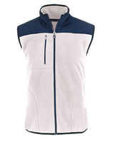 Cutter & Buck Men's Cascade Epic Comfort Recycled Sherpa Fleece Full Zip Vest-5