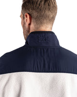 Cutter & Buck Men's Cascade Epic Comfort Recycled Sherpa Fleece Full Zip Vest-8