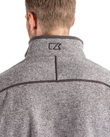 Cutter & Buck Men's Mainsail Sweater-Knit Half Zip Jacket-6