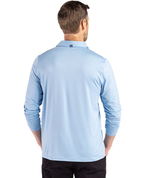 Cutter & Buck Men's Coastline Recycled Double Peached Long Sleeve Polo-1