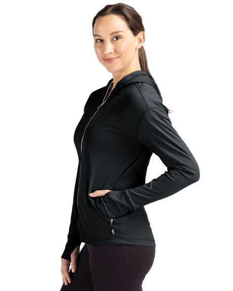 Cutter & Buck Women's Daybreak Recycled Hooded Full Zip-1